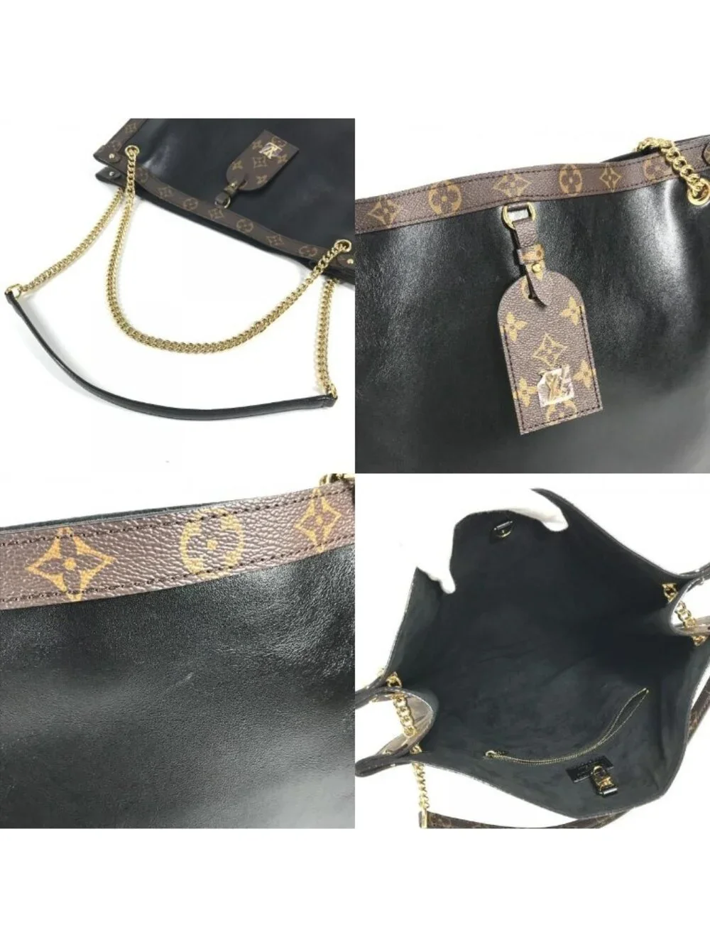 Louis Vuitton Shoulder Bag Nova MM Monogram Leather Noir Black